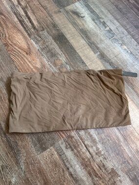 SKIMS Stretchy Brown Bandeau Tube Top